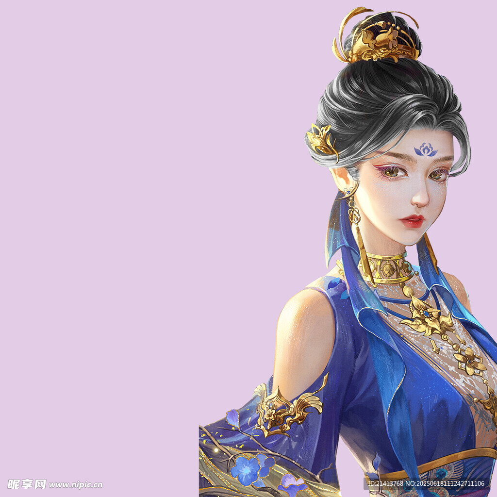 古风华服女子 典雅动人