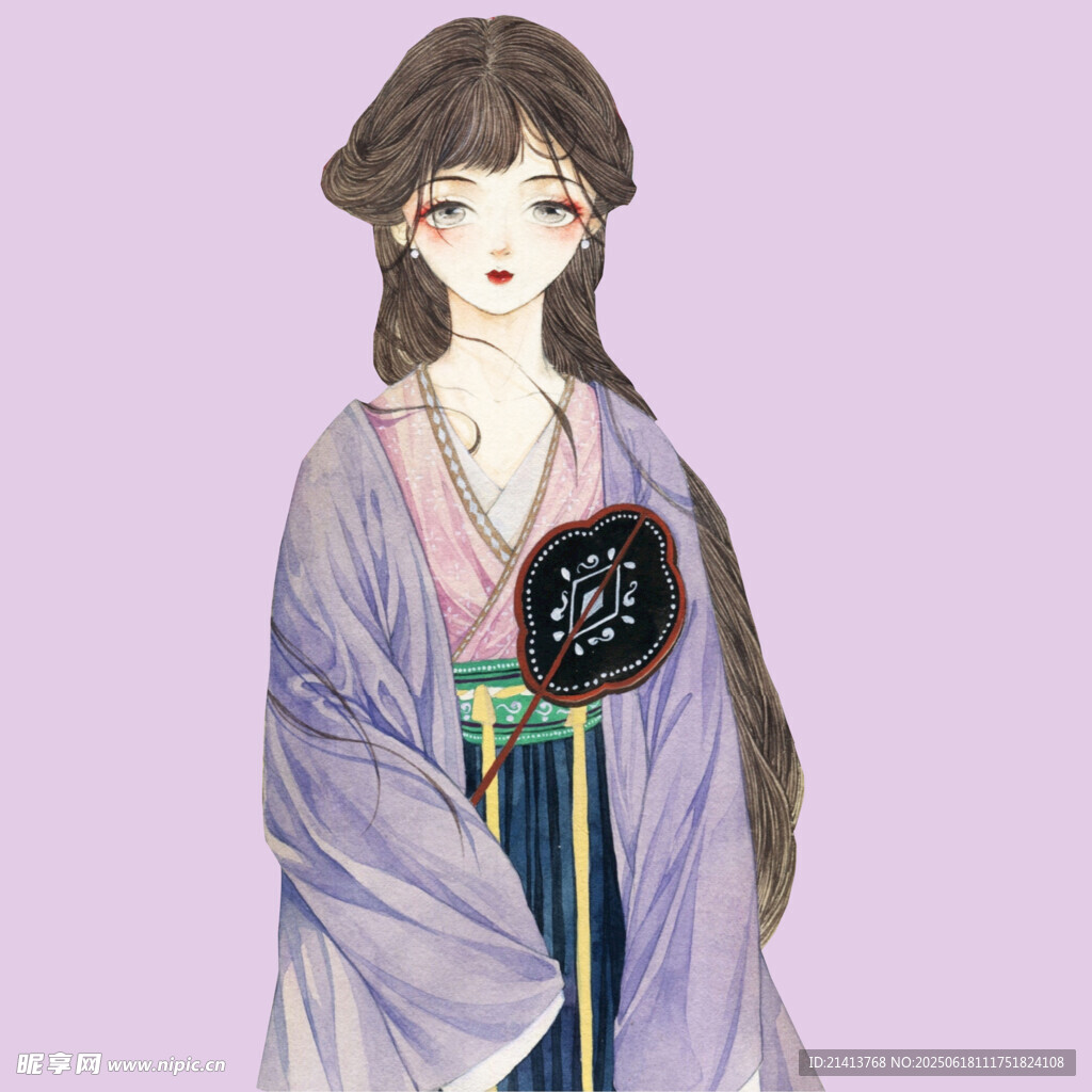 古风汉服女子优雅形象