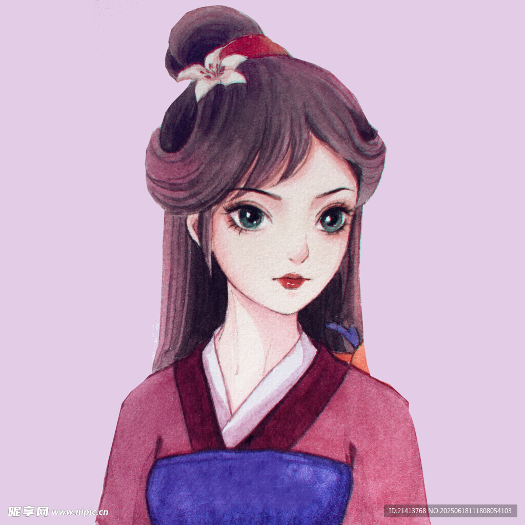 古风汉服少女形象