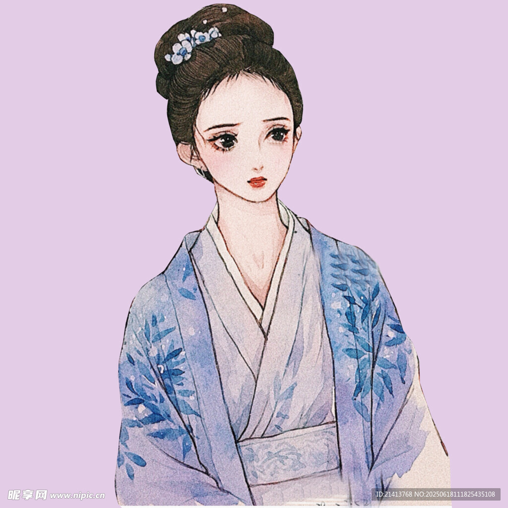 古风汉服女子优雅形象