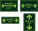 员通道指引标识双箭头