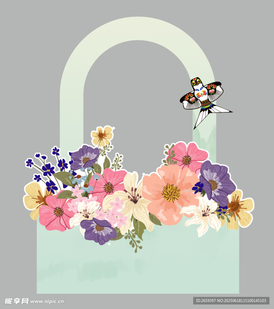 卡通 花篮 美陈