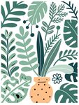 植物手绘插画