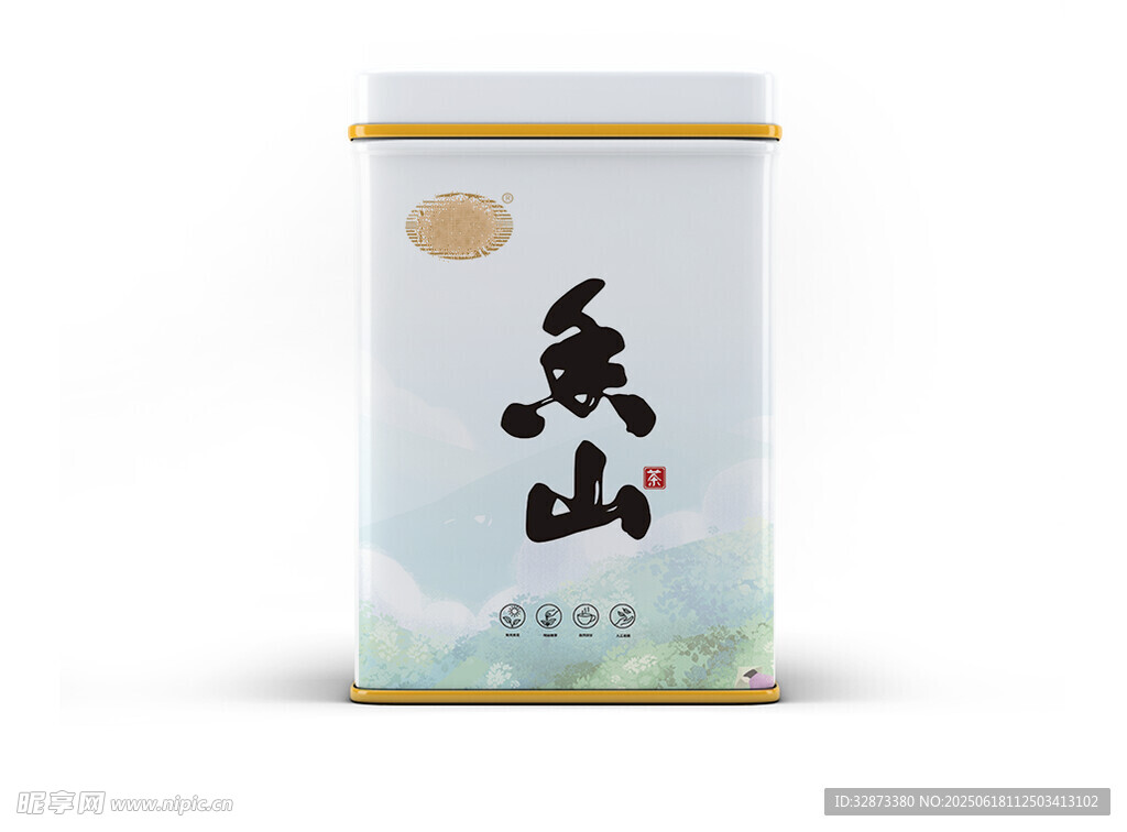 包装样机 茶叶包装罐效果图设计