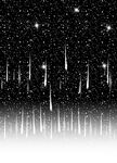 梦幻流星夜空景象