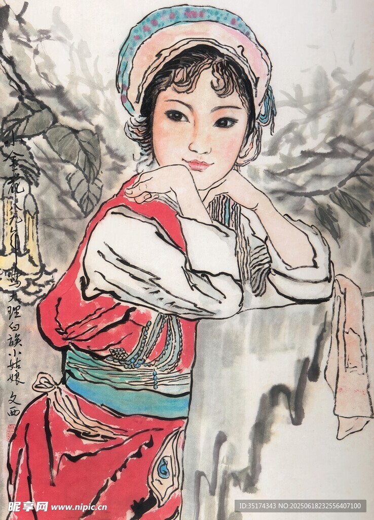 古典装扮女子