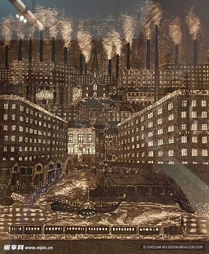 未来都市插画