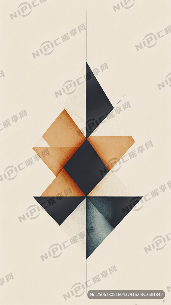 极简几何 圆、三角、方、线条