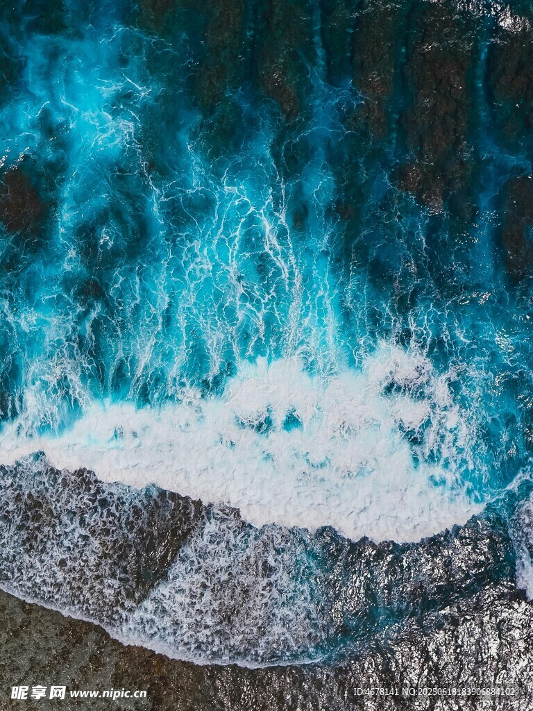蓝色火焰燃烧场景
