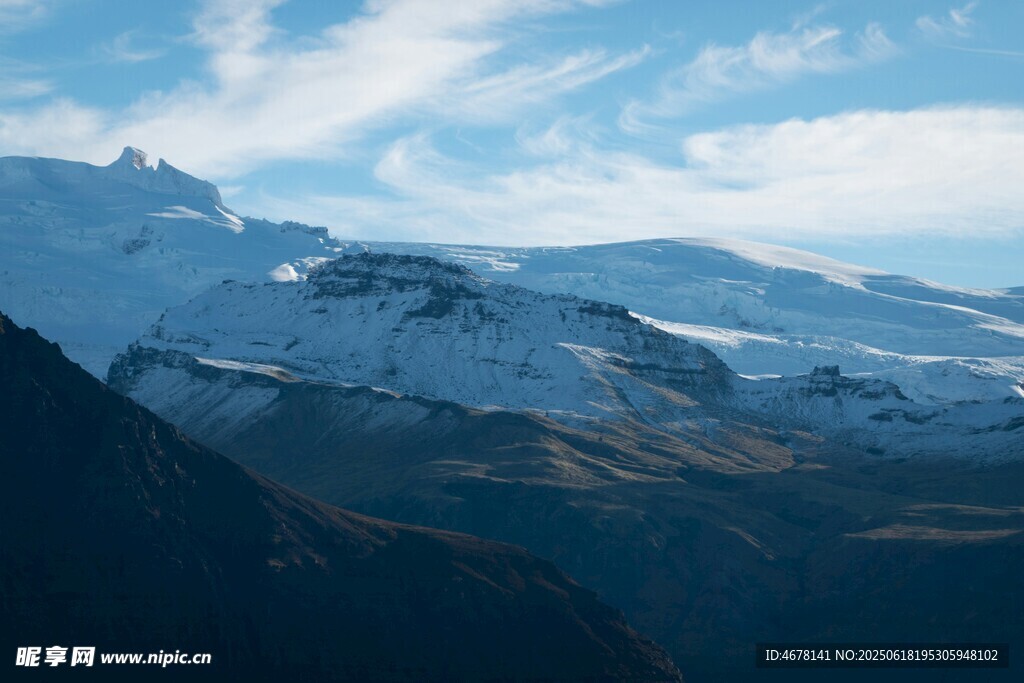 壮丽雪山美景