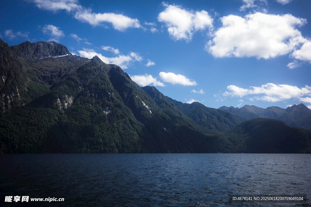 壮丽山水湖景风光
