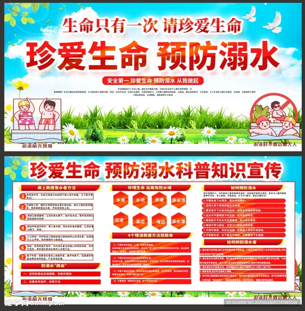 预防溺水展板