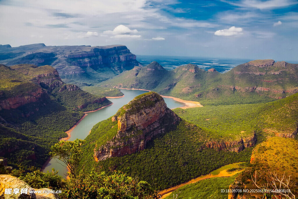壮丽峡谷风光美景