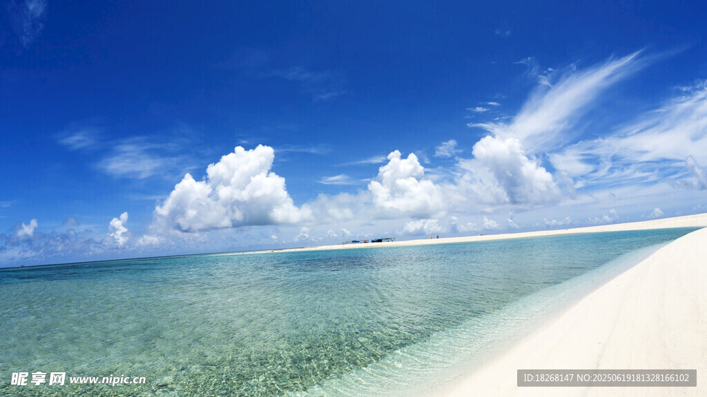 梦幻海岛纯净海滩美景