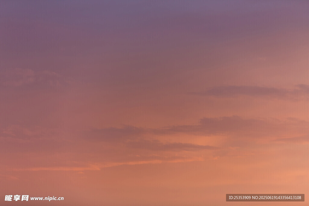 绚丽晚霞天空美景