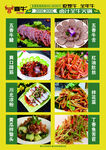多样美味中式菜肴展示