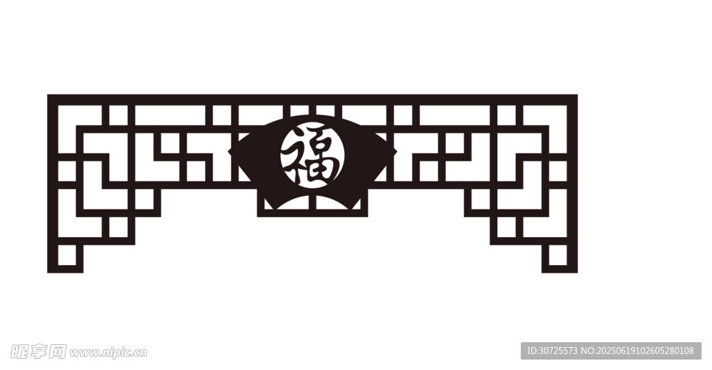 中式古典镂空雕花装饰