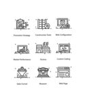 工业建筑图标 