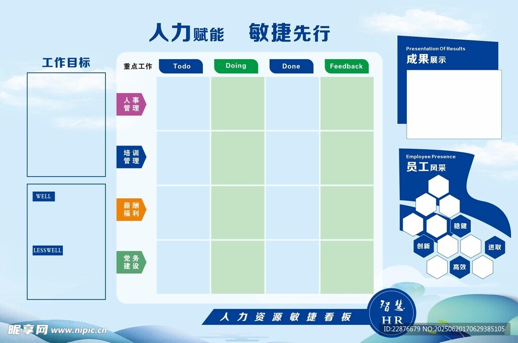 人力招聘智慧大厅界面展示