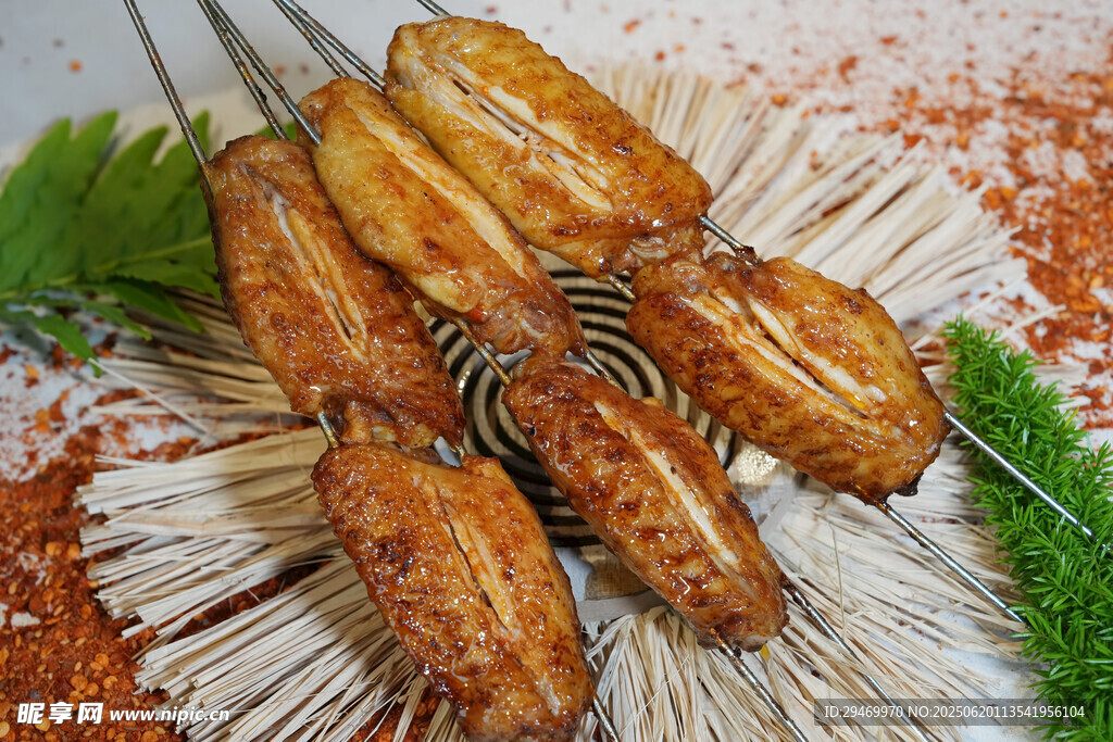 美味烤串诱人呈现