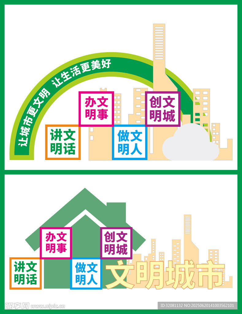 文明城市文化墙