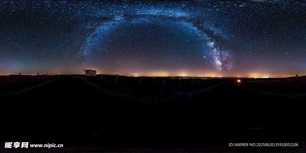 夜空下的璀璨星河