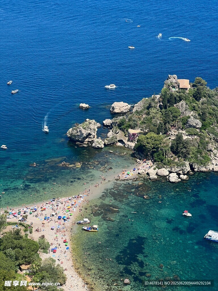 美丽海岛海岸风光景色