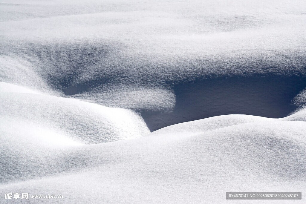 雪海纹理特写