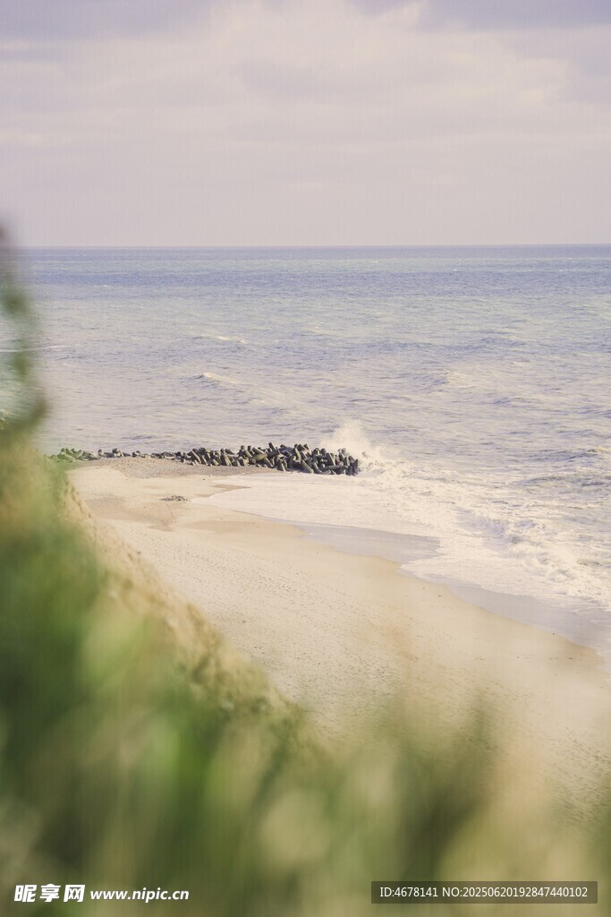 海边沙滩景致