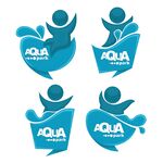 AQUA品牌人物图标设计