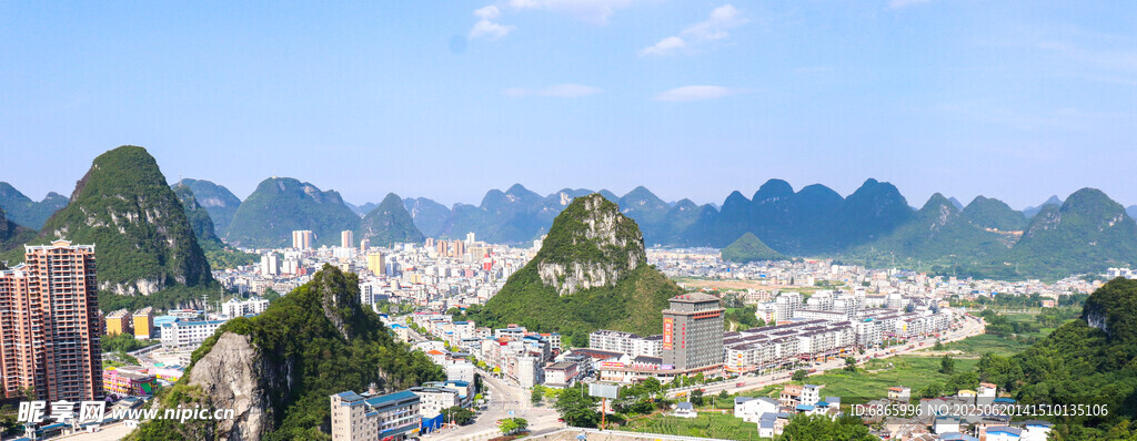 罗城县全景