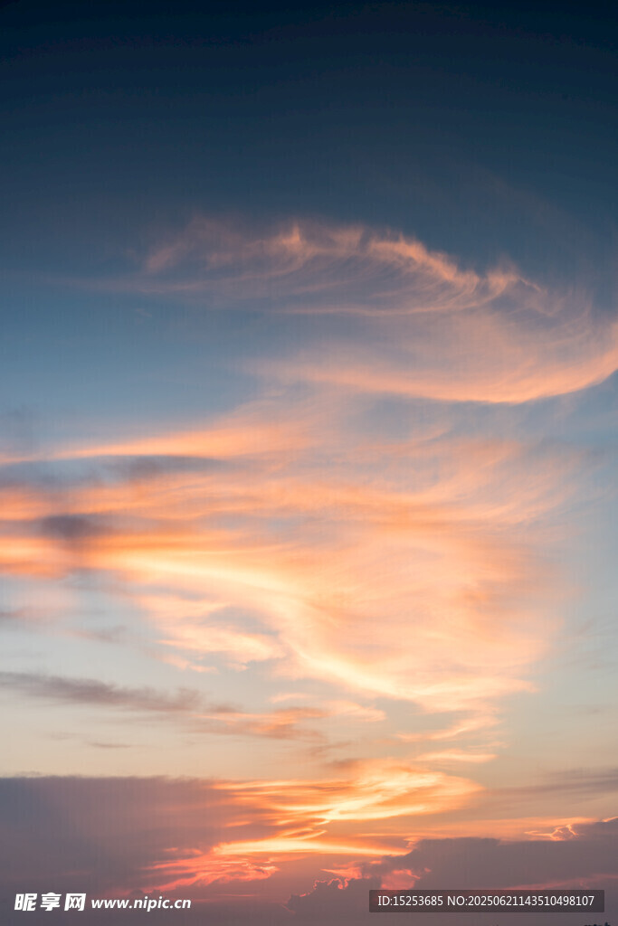 绚丽晚霞天空美景