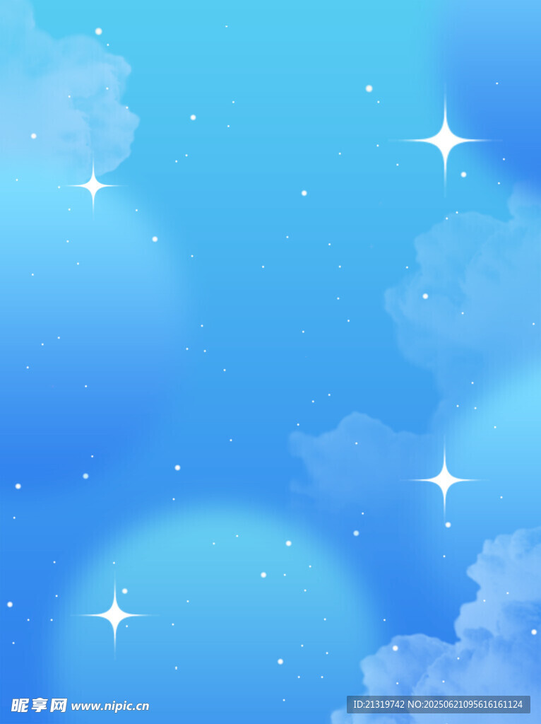 蓝色梦幻背景