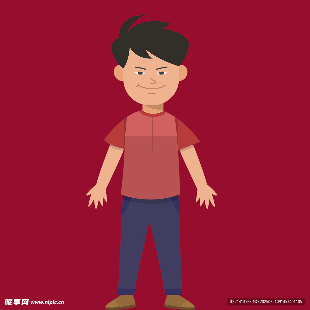 生气的男孩