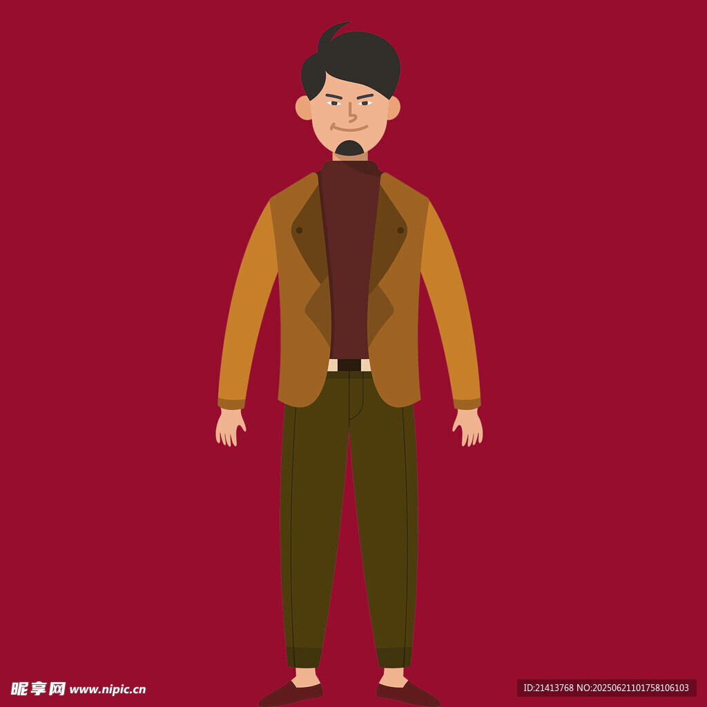复古装扮男士形象