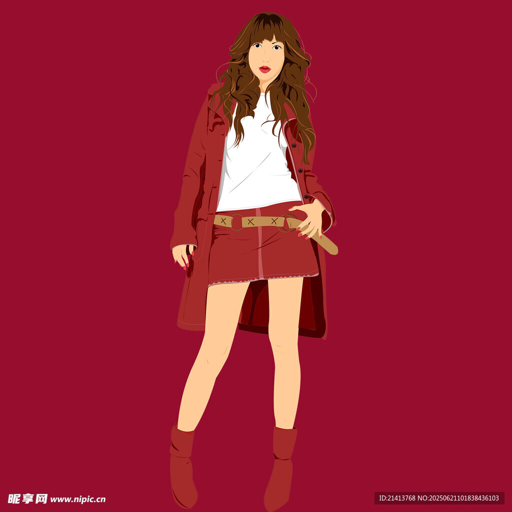 时尚穿搭女性形象展示