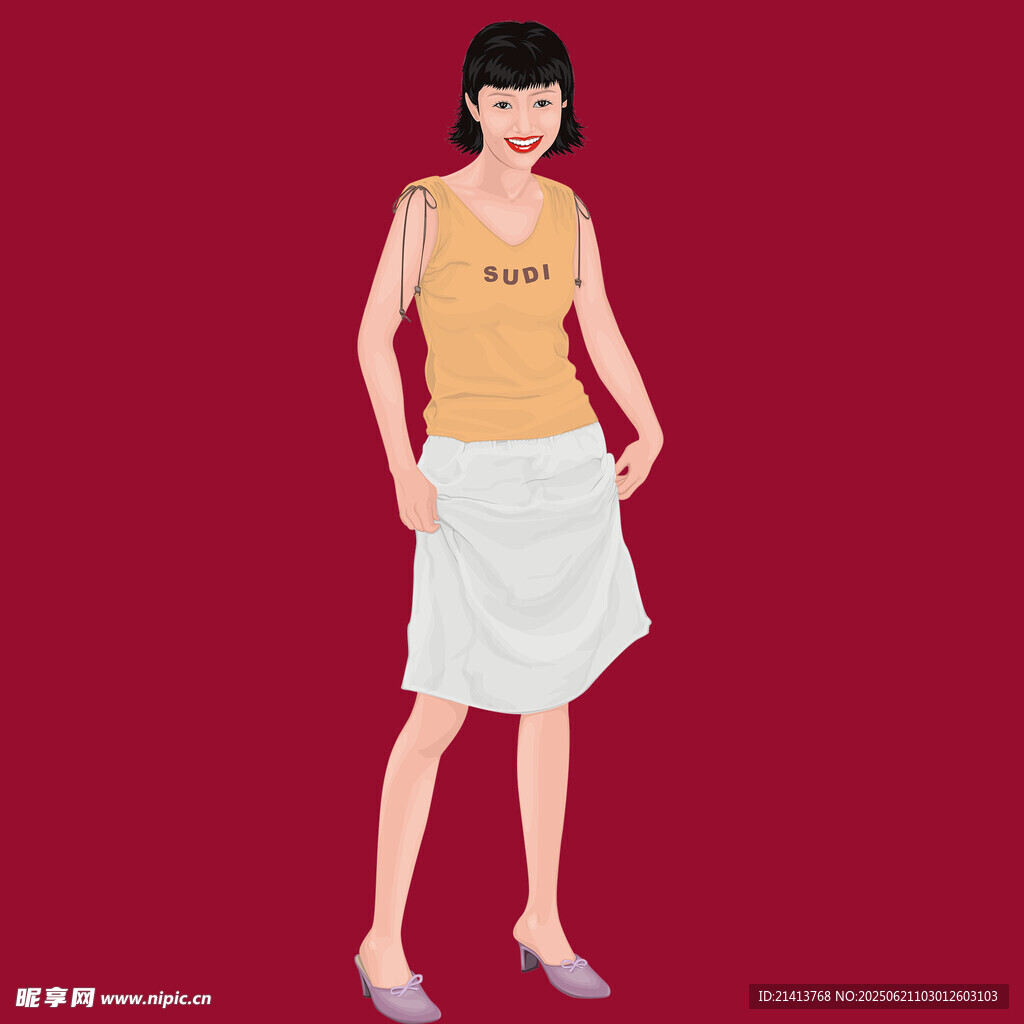 时尚穿搭女性展示