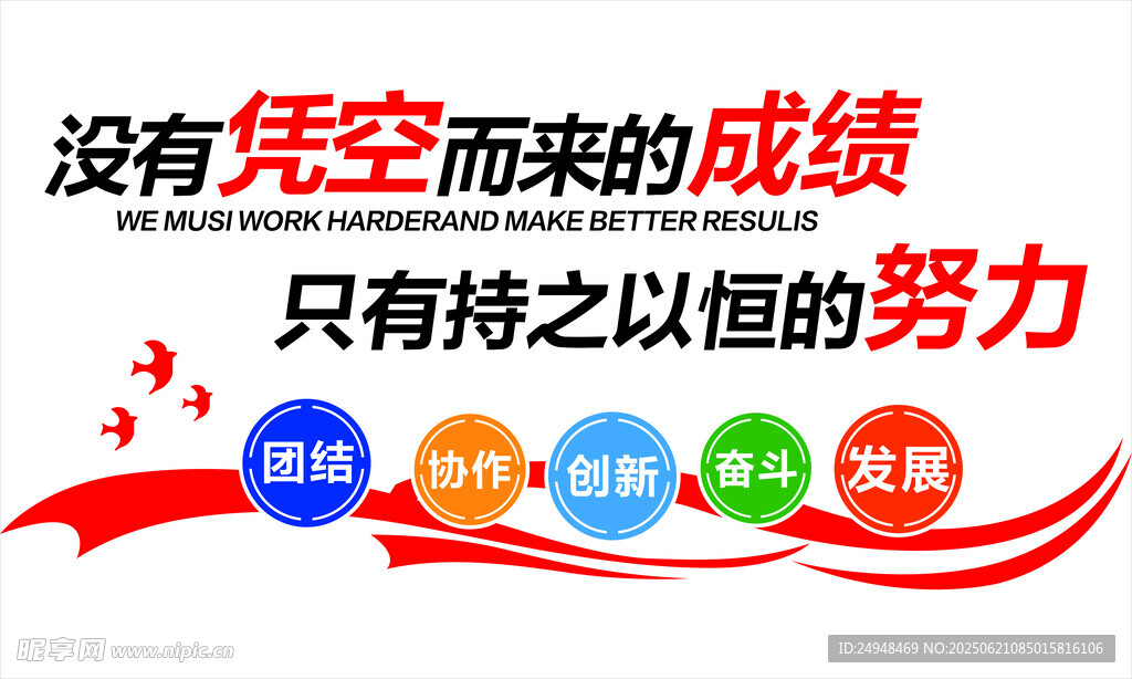 没有凭空而来的成绩