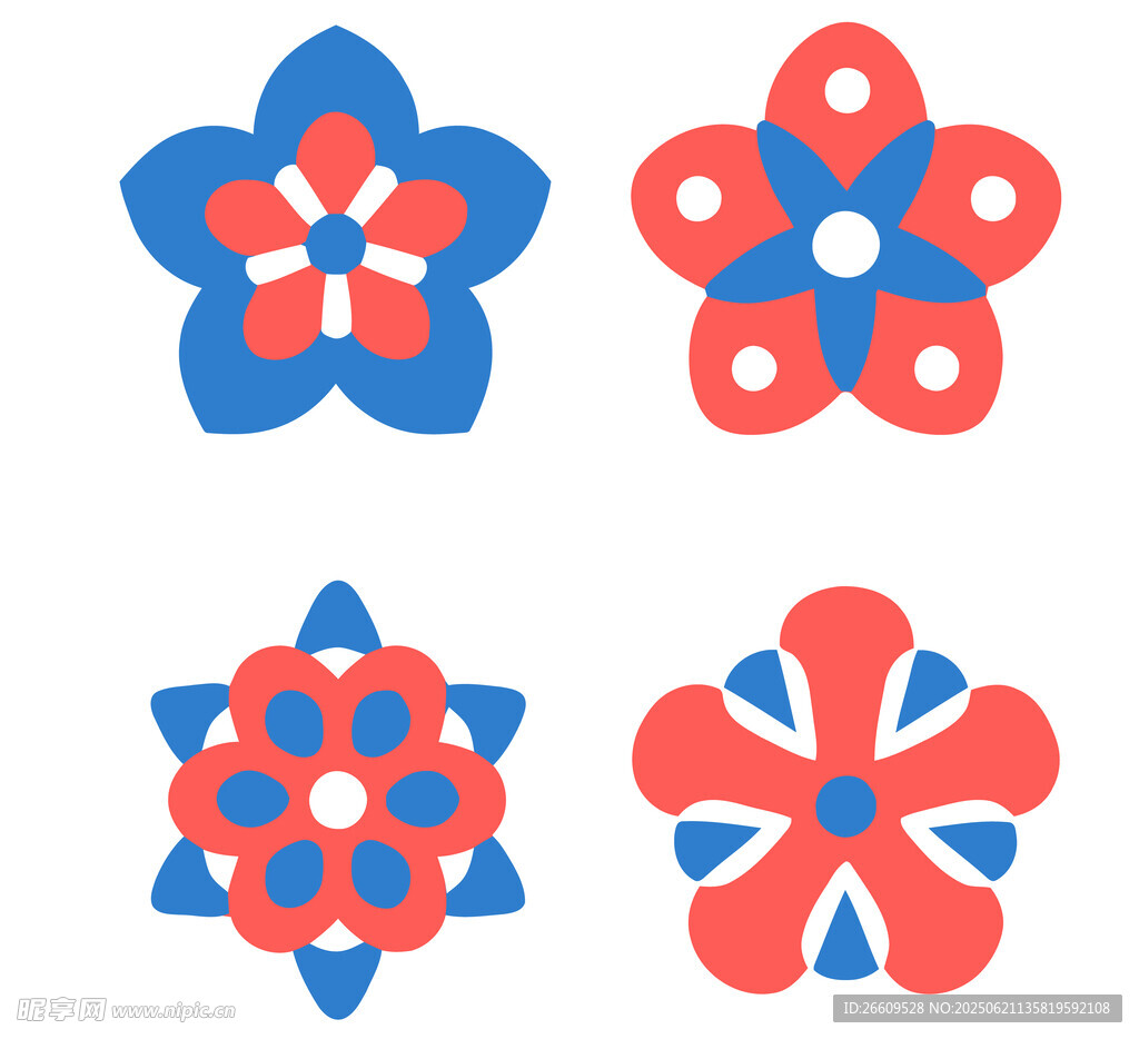 中国风花纹