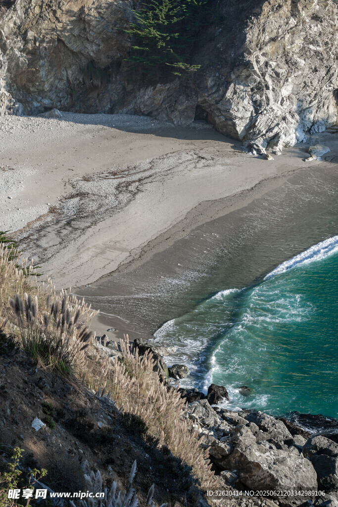 海岸风光 碧海与沙滩美景