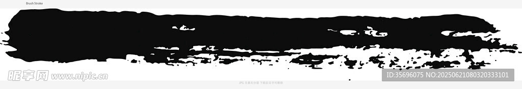 黑色笔触图案