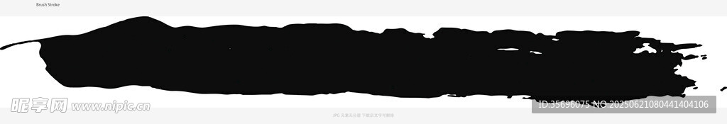 黑色笔触图案