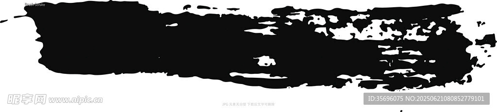 黑色笔触图案