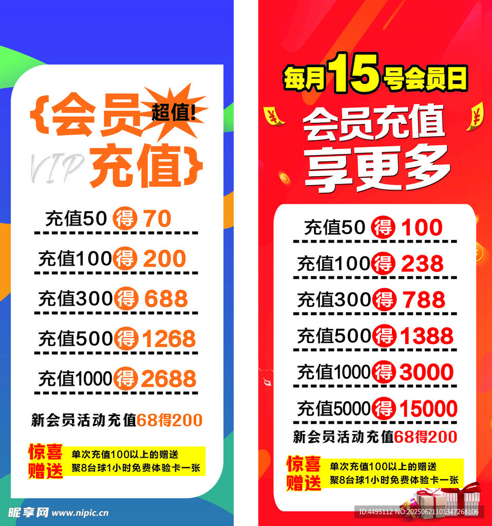 会员充值