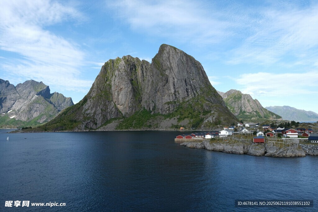 挪威壮美山海渔村景观