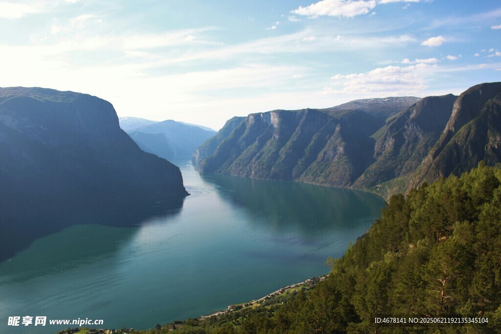 壮丽峡湾风光美景