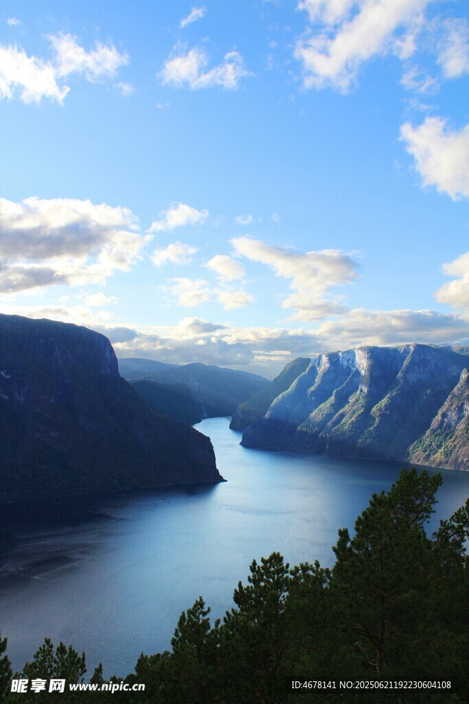 壮丽峡湾风光美景