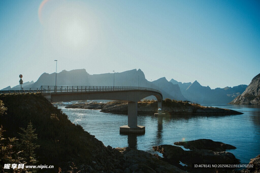 海边栈桥美景