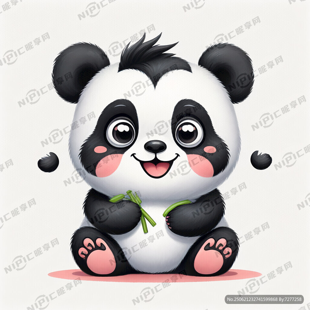 微笑的 可爱的 黑色耳朵