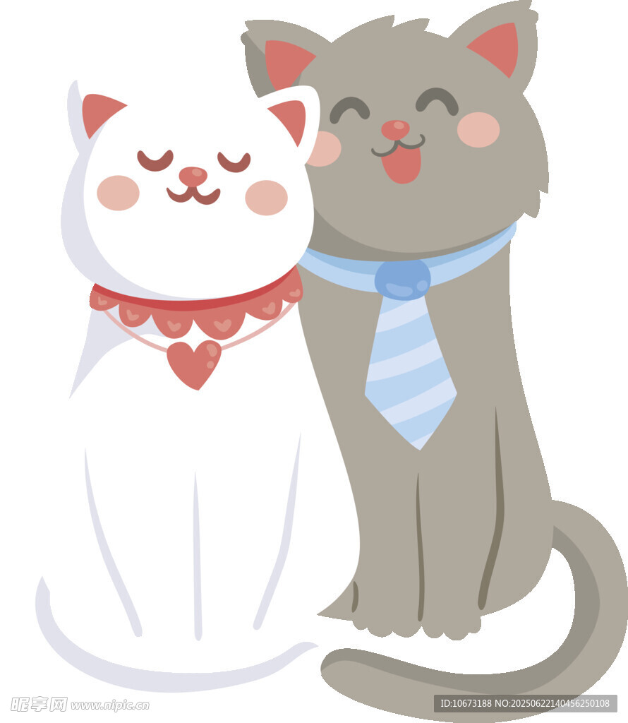 甜蜜猫咪情侣